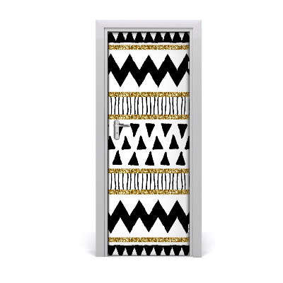 Ajtó méretű poszter Háttér etnikai minták