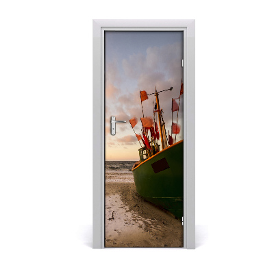 Ajtóposzter Halászhajó