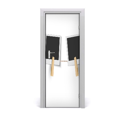 Ajtóposzter Fekete képkeretek