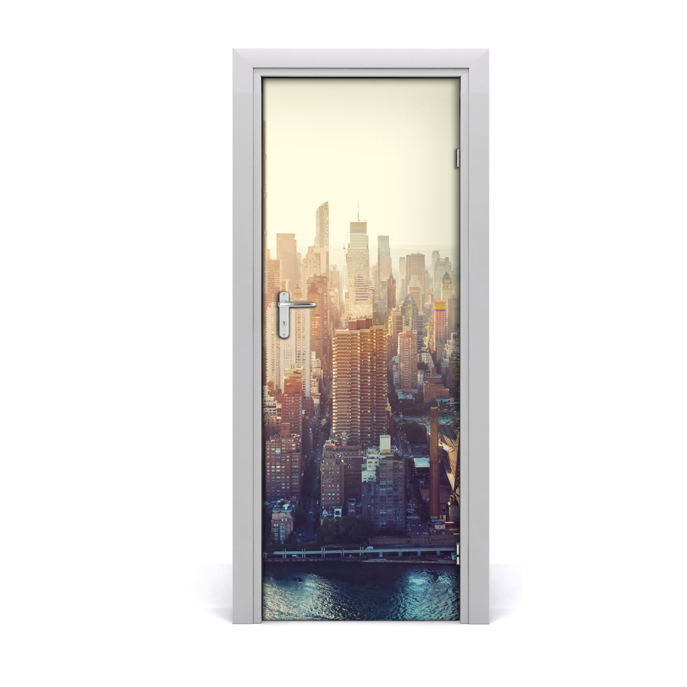 Ajtómatrica New York-i légi panoráma