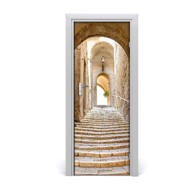 Fotótapéta ajtóra Keskeny utcák