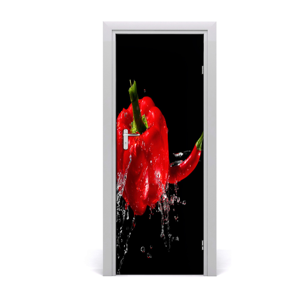 Poszter tapéta ajtóra Paprika
