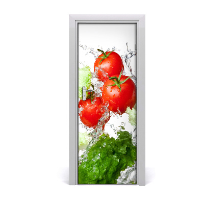 Ajtóposzter öntapadós Paradicsom saláta víz