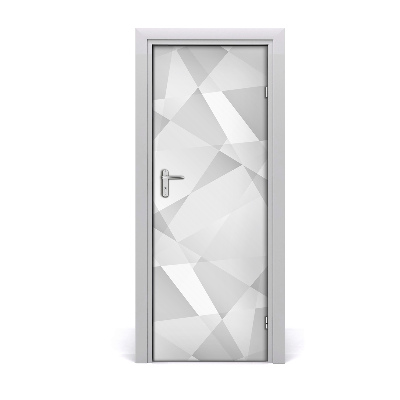 Fotótapéta ajtóra Világos háromszögek