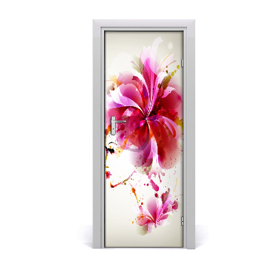 Fotótapéta ajtóra Virág nő