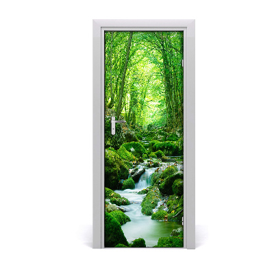 Ajtóposzter Egy patak a kövek dzsungelében