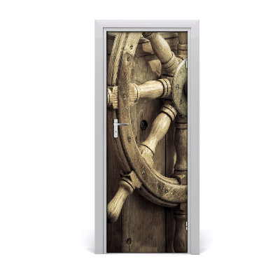 Poszter tapéta ajtóra Kormány a hajón