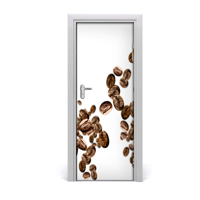 Ajtó méretű poszter Lehulló kávébab