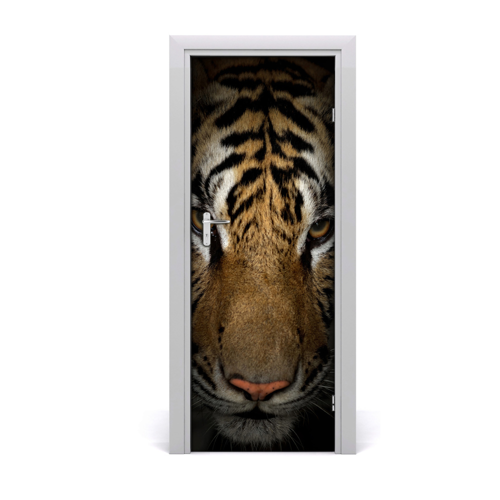 Poszter tapéta ajtóra Tigris