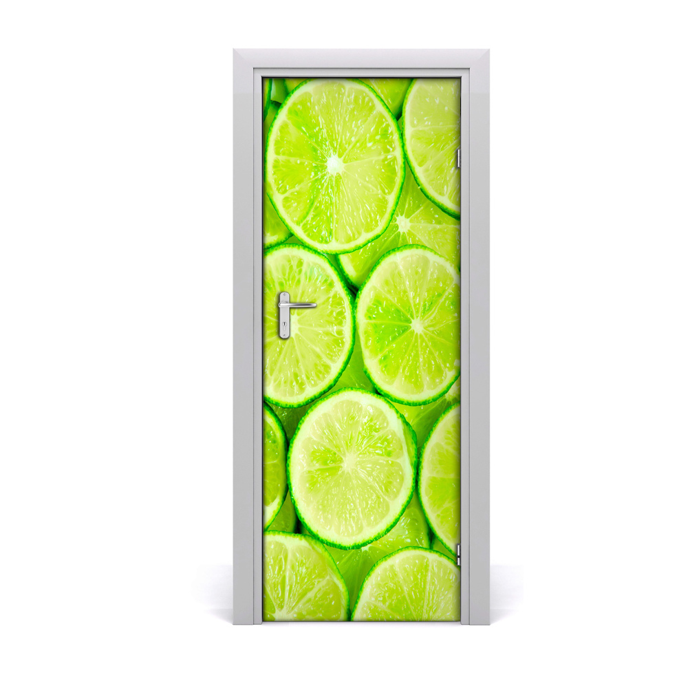Ajtó tapéta Szeletelt lime