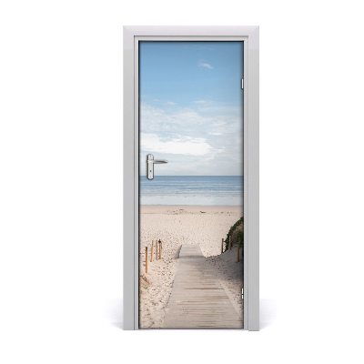 Fotótapéta ajtóra Út a tengerpartra
