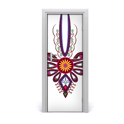 Ajtó méretű poszter Népi minta