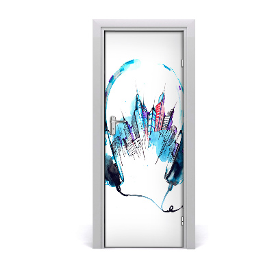 Ajtó méretű poszter A város zenéje