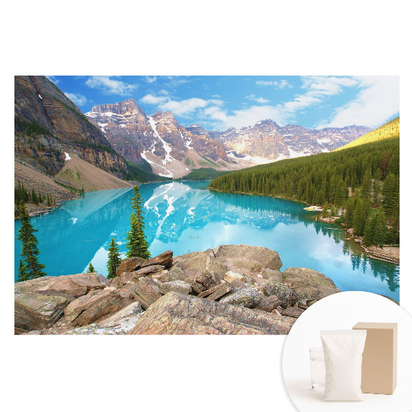 Nem szőtt tapéta Hegyi panoráma a tóra