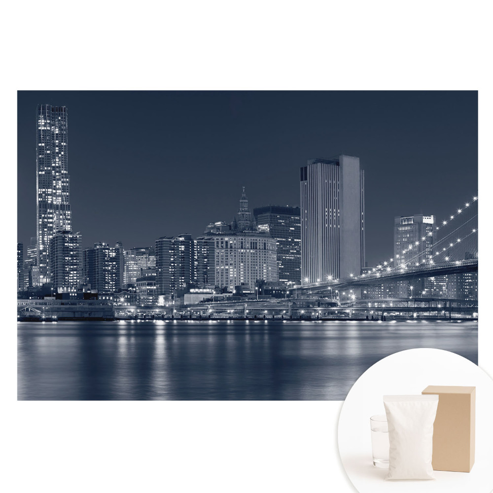 Fotótapéta nem szőtt anyagon Városi éjszakai panoráma