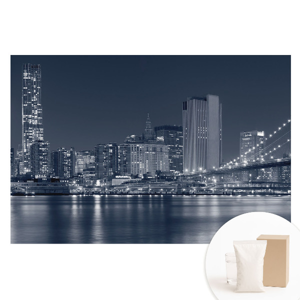 Fotótapéta nem szőtt anyagon Városi éjszakai panoráma