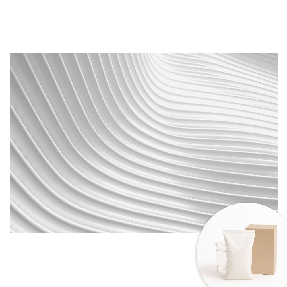 Nem szőtt tapéta Hullámos vonalak minimalista szerkezet