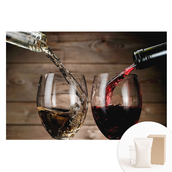 Nem szőtt anyagra nyomtatott fotótapéta Bor pohárban, klasszikus stílusban