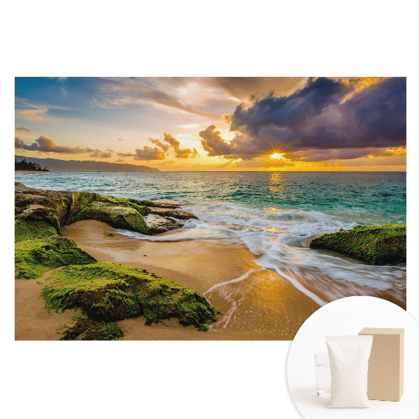 Fotótapéta nem szőtt anyagon A nap lenyugszik az óceán felett