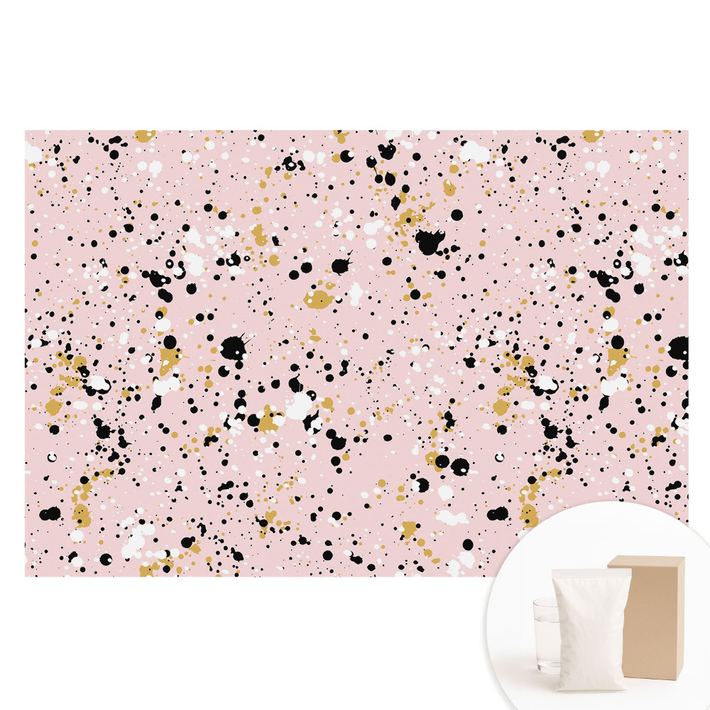 Fotótapéta nem szőtt anyagon Absztrakt foltok rózsaszín háttéren