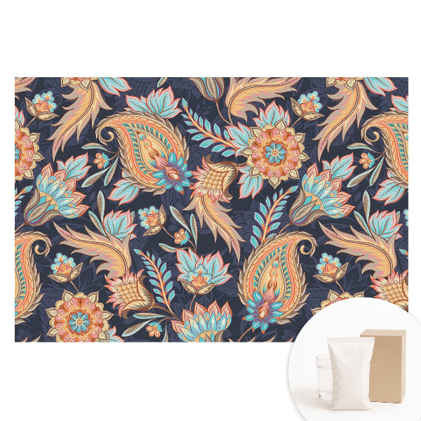 Nem szőtt fotótapéta Virágok és levelek klasszikus stílusban