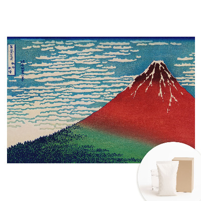 Fotótapéta nem szőtt anyagon Japán stílusú hegy és felhők