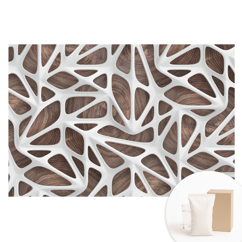 Nem szőtt anyagra nyomtatott fotótapéta Modern minta organikus formákkal