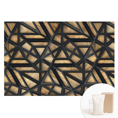 Fotótapéta nem szőtt anyagon Geometrikus háromszögek fa harmóniája