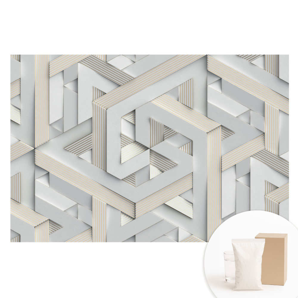 Nem szőtt tapéta Háromdimenziós geometriai alakzatok