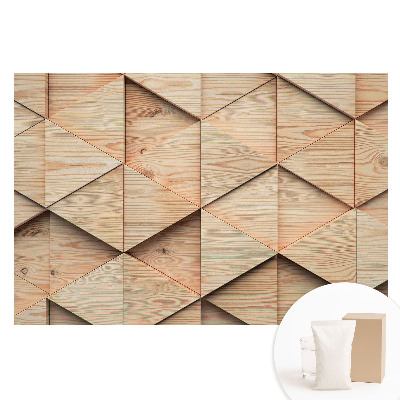 Nem szőtt tapéta Fa geometrikus panelek modern stílusban
