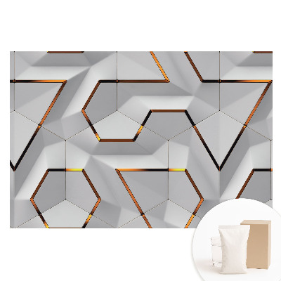 Nem szőtt tapéta Modern geometrikus térbeli elrendezés