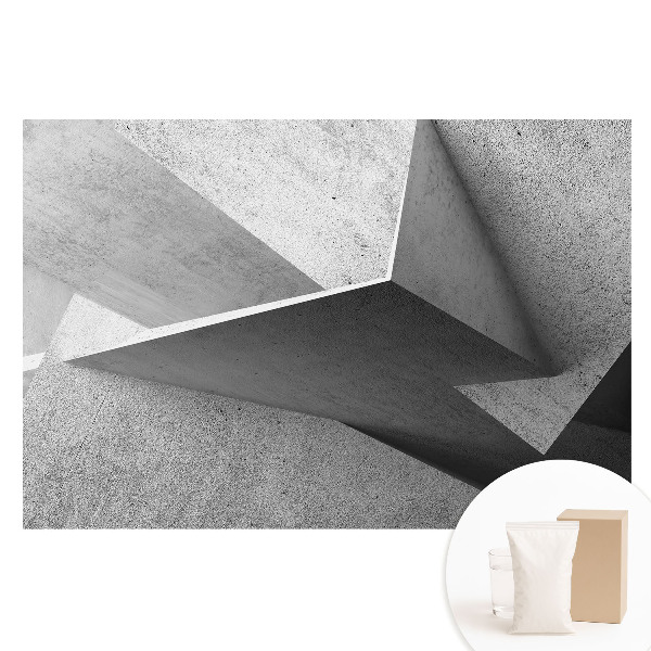 Fotótapéta nem szőtt anyagon Nyers térbeli formák minimalista stílusban