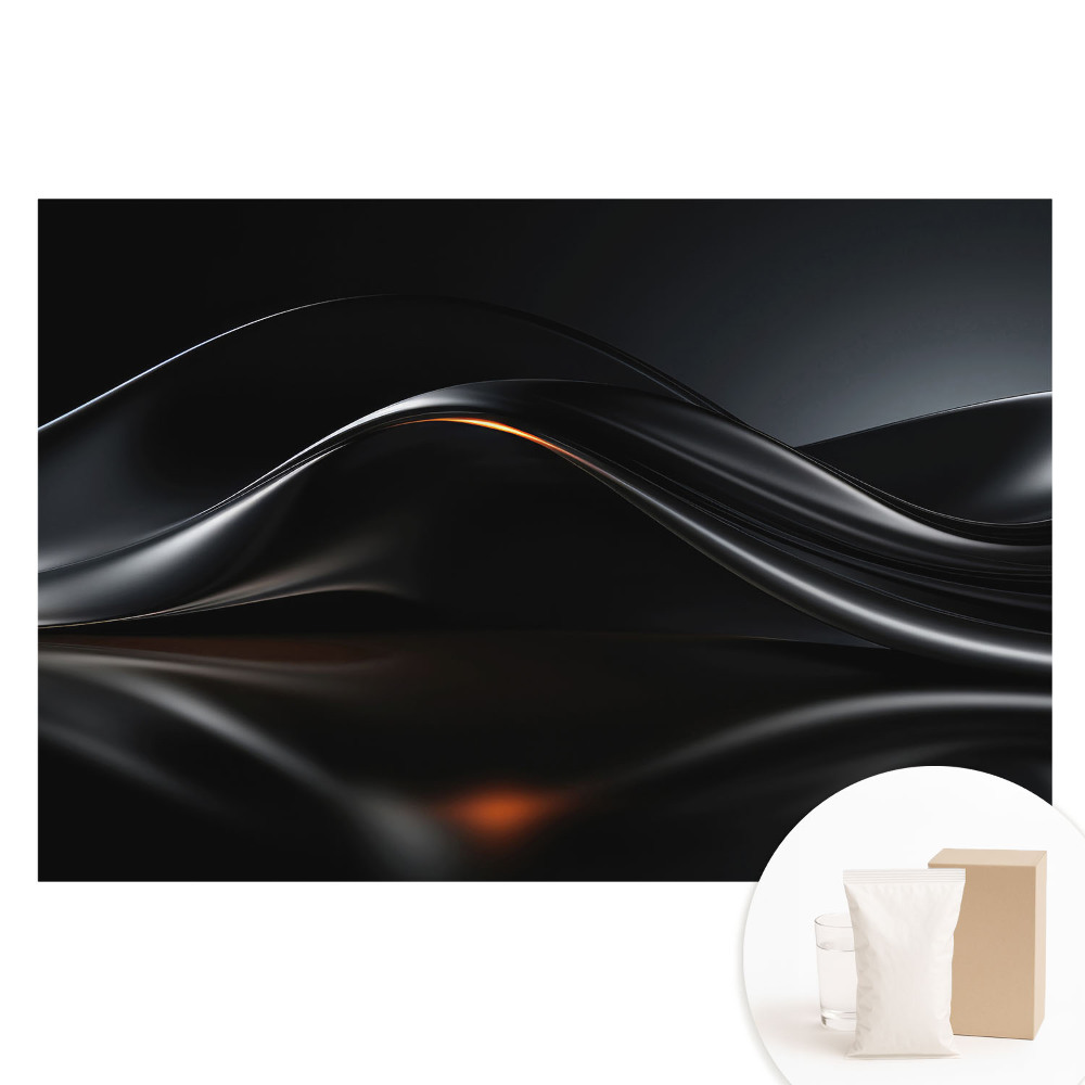 Elegáns metál hullámvonal mintás nem szőtt fotótapéta