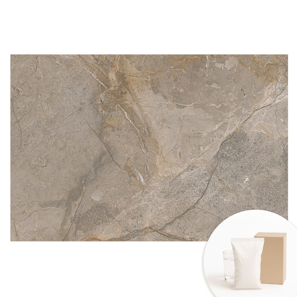 Nem szőtt anyagra nyomtatott fotótapéta Bézs és szürke mintás kő