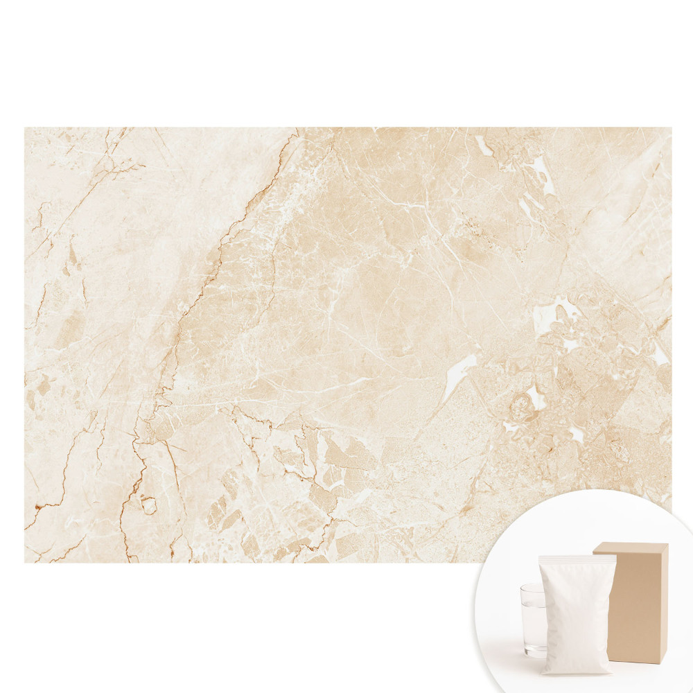 Nem szőtt tapéta nyomtatással Elegáns bézs márvány
