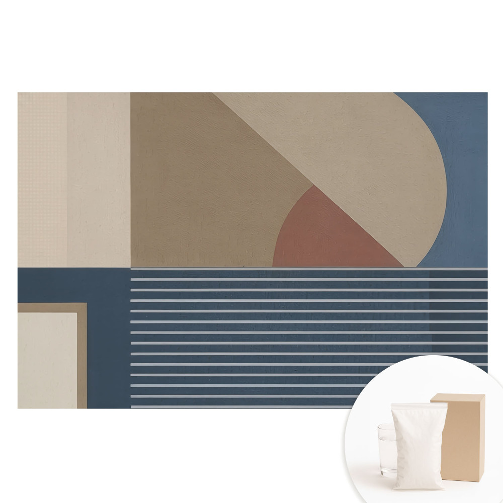 Minimalista geometrikus mintás vlies tapéta elegáns stílusban