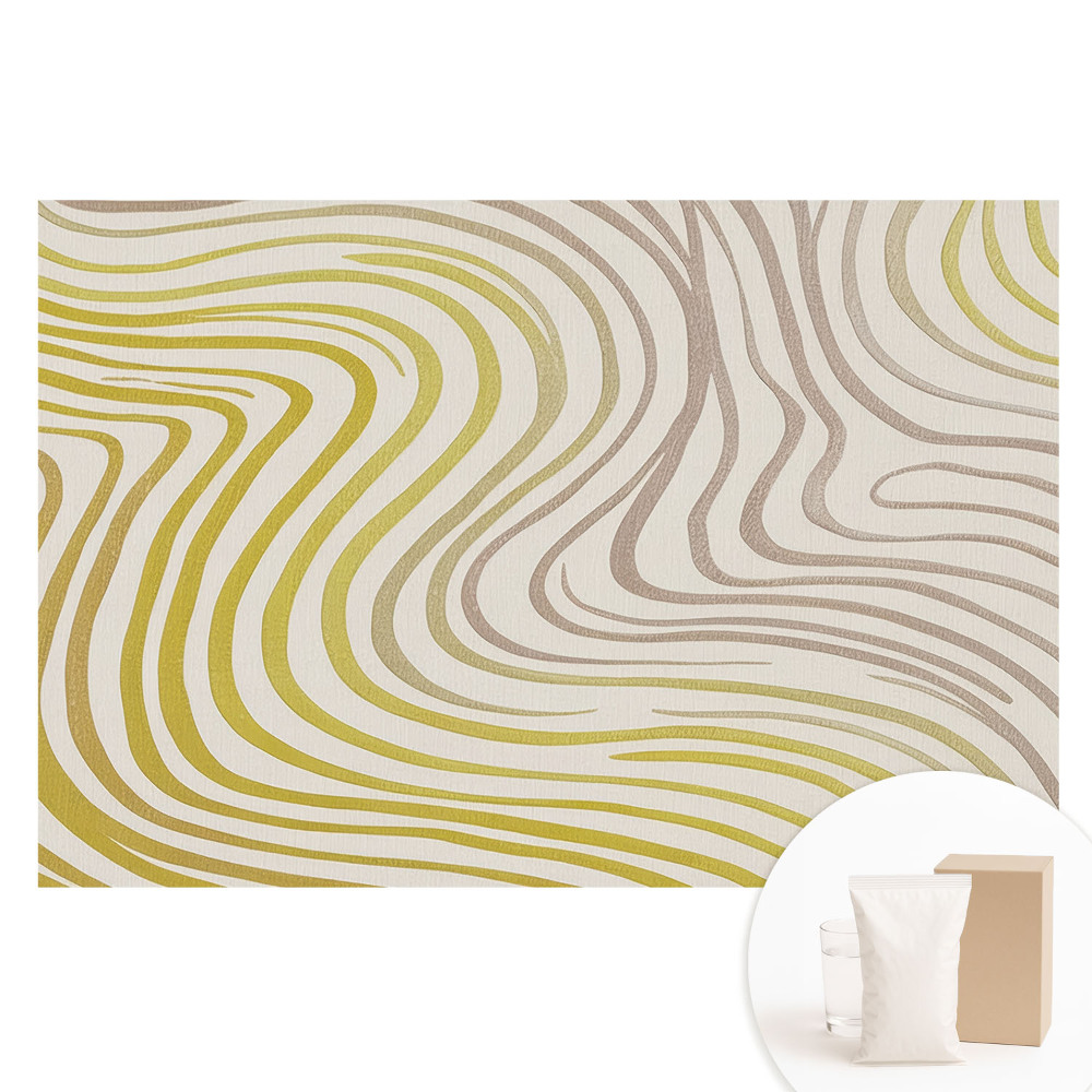 Nem szőtt tapéta nyomtatással Érzéki minta hullámos vonalakkal