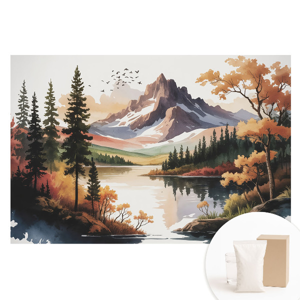 Nem szőtt fotótapéta Őszi hegyi panoráma