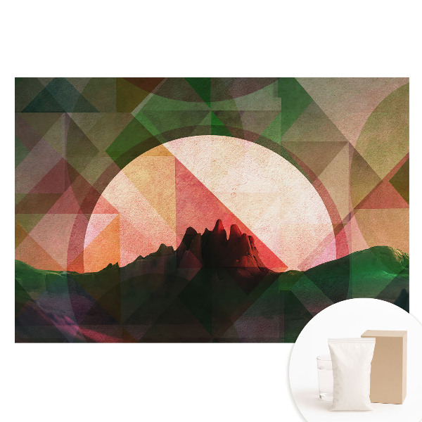 Nem szőtt tapéta Geometrikus hegyek nyugaton