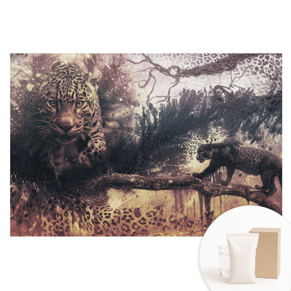 Nem szőtt tapéta nyomtatással A természet vad szépsége