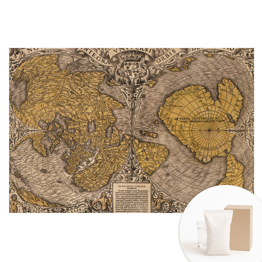 Fotótapéta nem szőtt anyagon Antik világtérkép