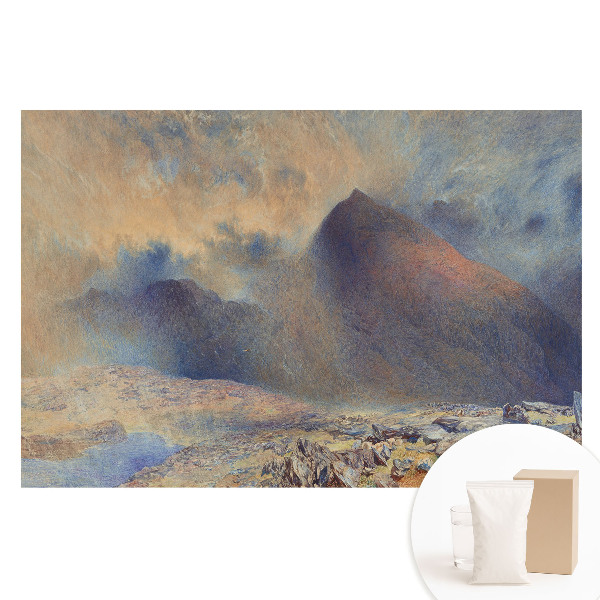 Nem szőtt tapéta Melankolikus és fenséges hegyi panoráma