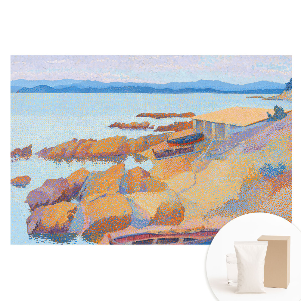 Impressionista tengerparti tájkép vlies fotótapéta