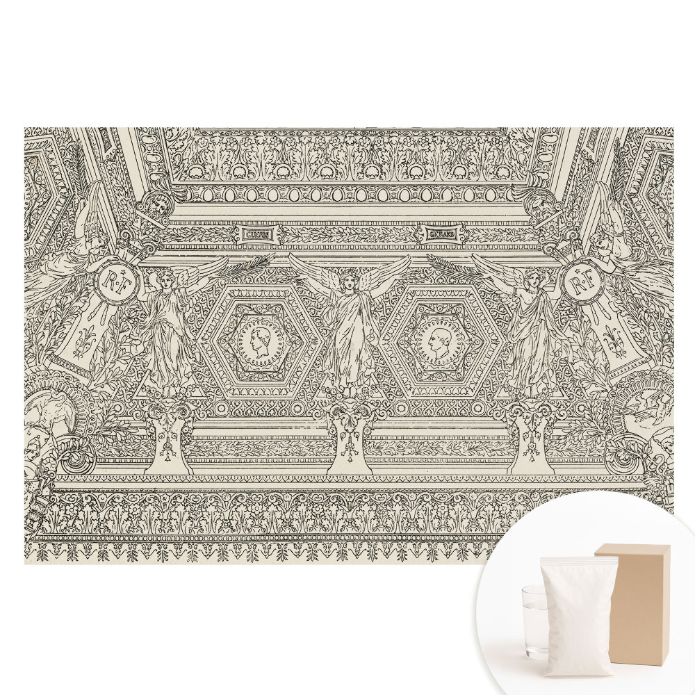 Nem szőtt fotótapéta Klasszikus dísztárgy, tele részletekkel