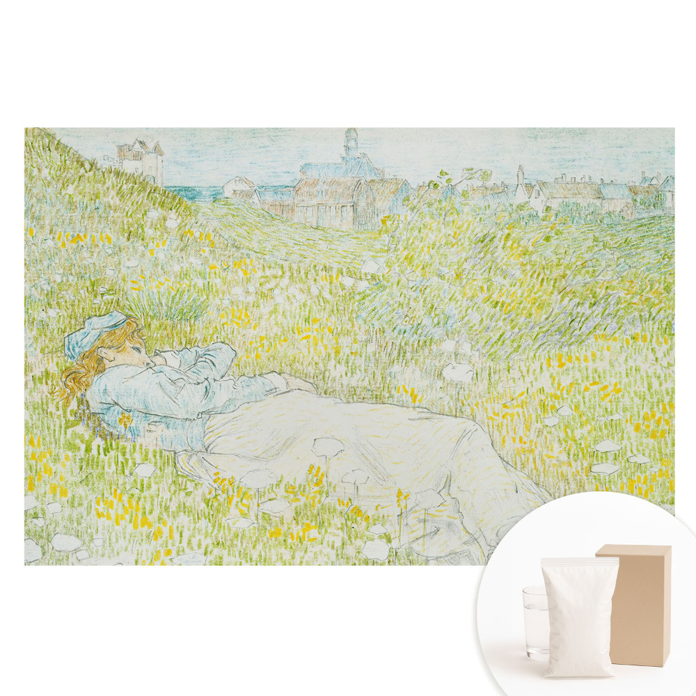 Fotótapéta nem szőtt anyagon Pihenj a réten, béke és harmónia