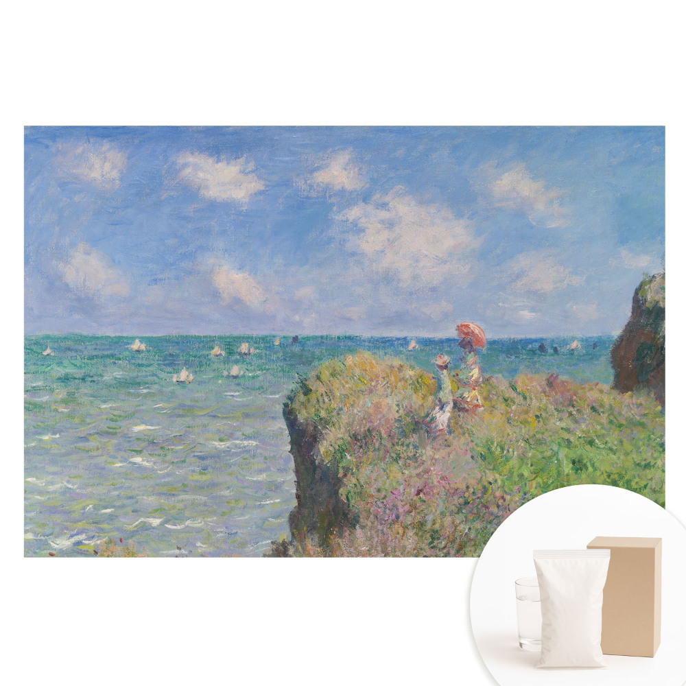 Nem szőtt anyagra nyomtatott fotótapéta Impresszionista tájkép sziklákból és tengerből