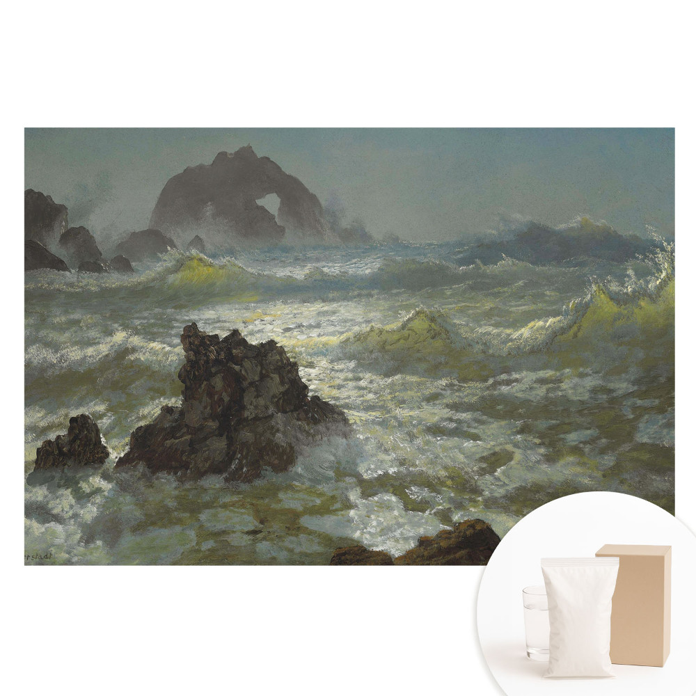 Fotótapéta nem szőtt anyagon Tengeri hullámok és sziklák