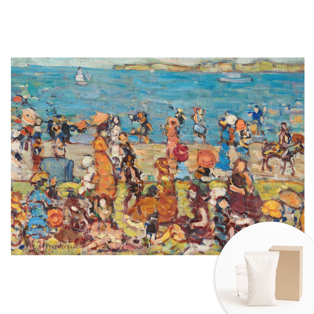 Fotótapéta nem szőtt anyagon Beach Day impresszionista szín