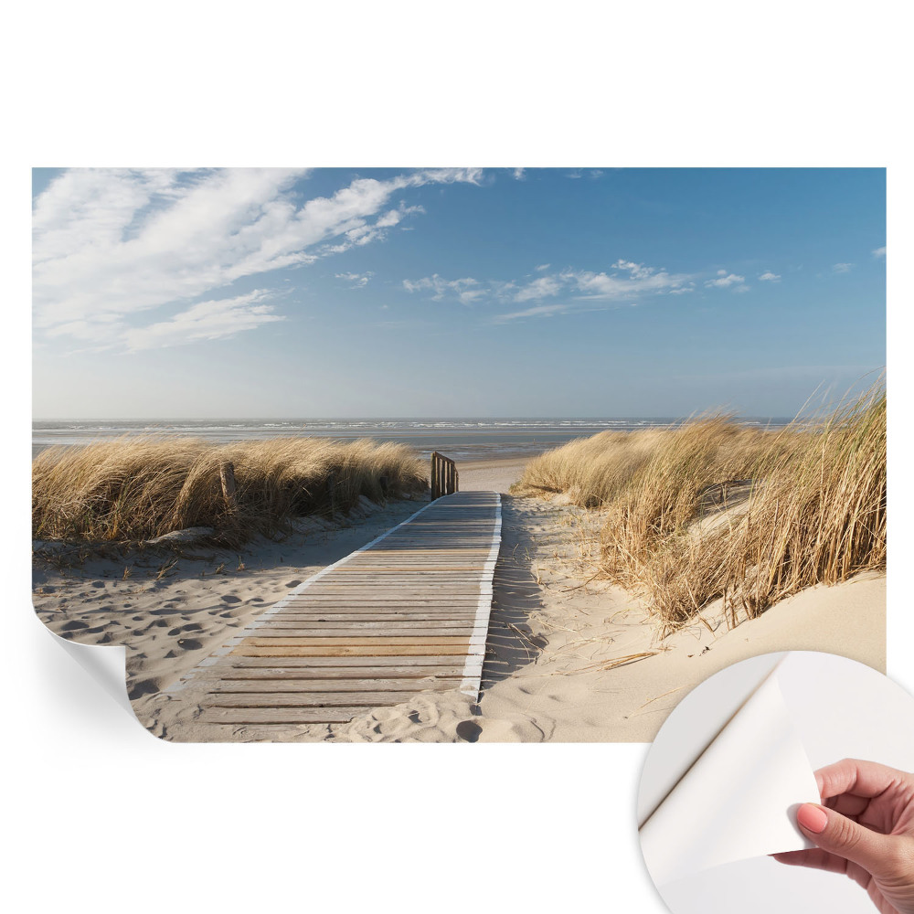 Öntapadós tapéta a nappaliba Tengeri ösvény