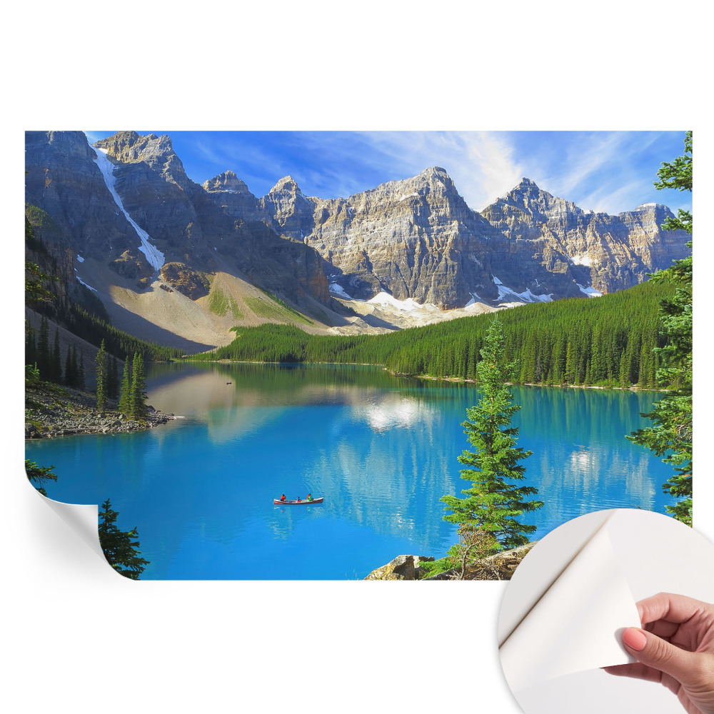 Öntapadós falfestmény Hegyi tó